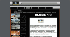 Desktop Screenshot of blome.com