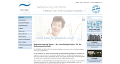 Desktop Screenshot of blome.org