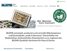 Tablet Screenshot of blome.biz